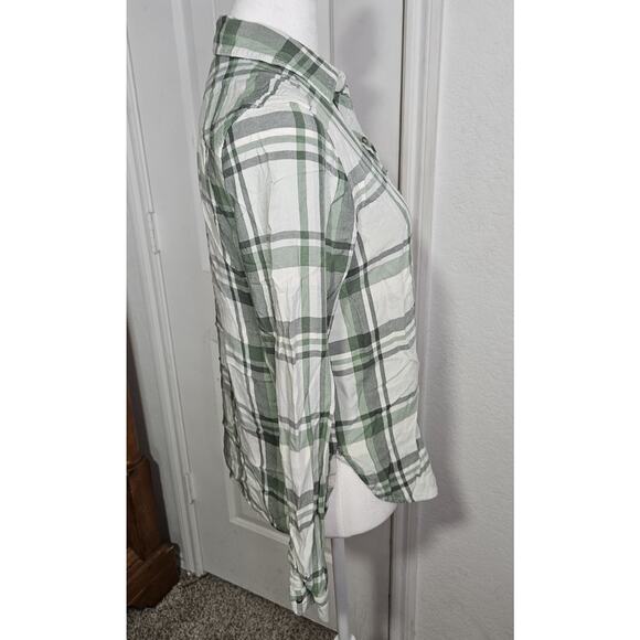 Universal Thread Women's Long Sleeve Flannel Button-Down Shirt Size XS Soft - Picture 4 of 12